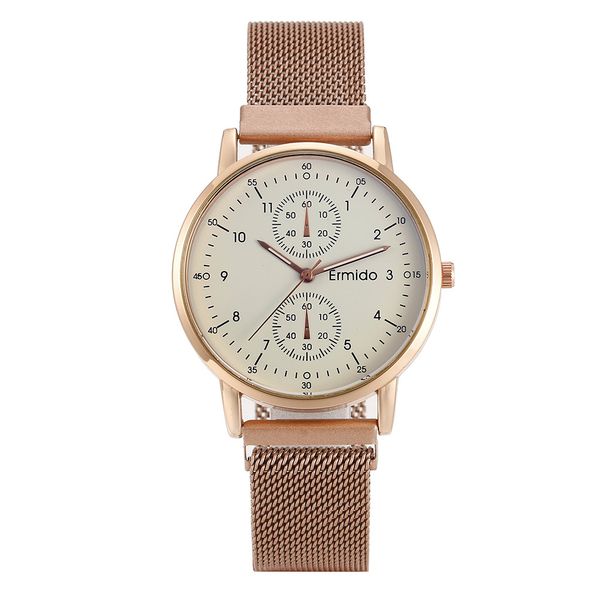 elegant watches for ladies watch men mesh strap wristwatch double eyes dial fashion designers creative trend quartz clock spot business wri, Slivery;brown
elegant watches for ladies watch men mesh strap wristwatch double eyes dial fashion designers creative trend quartz clock spot business wri, Slivery;brown