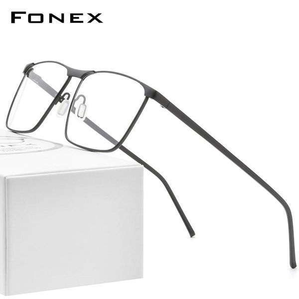 fashion sunglasses frames fonex pure titanium eyeglasses 2021 prescription oversize big square glasses men myopia optical frame eyewear 8526, Black
fashion sunglasses frames fonex pure titanium eyeglasses 2021 prescription oversize big square glasses men myopia optical frame eyewear 8526, Black