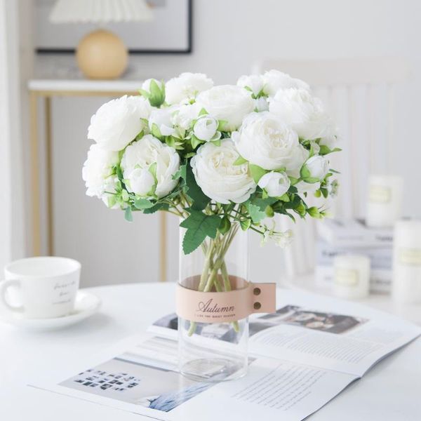 decorative flowers & wreaths white roses artificial silk peonies wedding vases for home decor bride bouquet foam craft gifts fake plants
decorative flowers & wreaths white roses artificial silk peonies wedding vases for home decor bride bouquet foam craft gifts fake plants