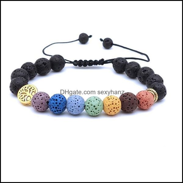 bracelets beaded, strands 8mm seven chakra tree of life bracelet black lava stone beads women men buddha yoga strand briaded jewelry set dro
bracelets beaded, strands 8mm seven chakra tree of life bracelet black lava stone beads women men buddha yoga strand briaded jewelry set dro