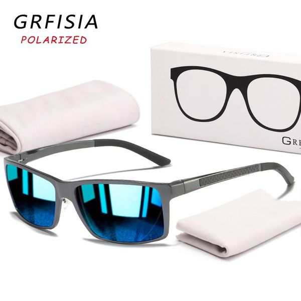 sunglasses grfisia polarized men lightweight aluminum magnesium alloy square sun glasses driving travel goggles c25, White;black
sunglasses grfisia polarized men lightweight aluminum magnesium alloy square sun glasses driving travel goggles c25, White;black