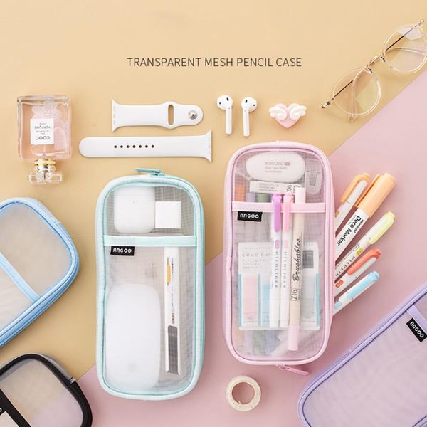 pencil cases transparent case for boy school supplies 2021 trousse scolaire kawaii stationery & office clear pouch large box
pencil cases transparent case for boy school supplies 2021 trousse scolaire kawaii stationery & office clear pouch large box