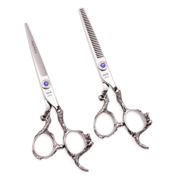 hair scissors barber 5.5" 6" japan 440c 62 hrc aqiabi cutting dragon sculpture handle thinning shears adjustable a9003
hair scissors barber 5.5" 6" japan 440c 62 hrc aqiabi cutting dragon sculpture handle thinning shears adjustable a9003