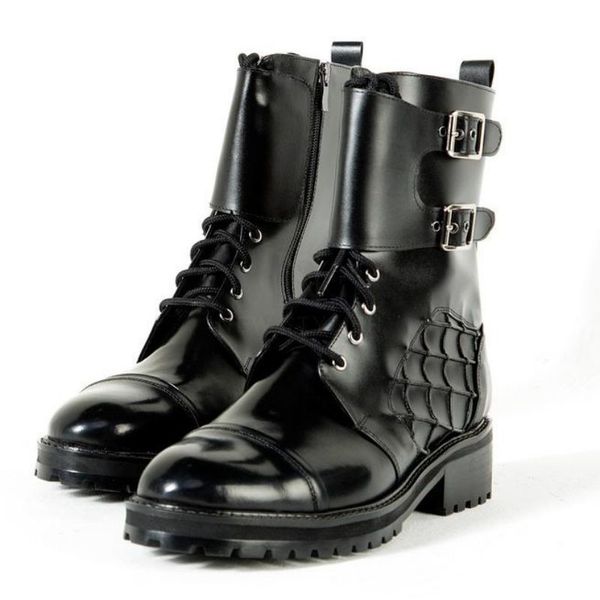dress shoes men in leather pu handmade lace up boots classic torozelo men's casual fashions combat winter shine point kr158 7i6k, Black
dress shoes men in leather pu handmade lace up boots classic torozelo men's casual fashions combat winter shine point kr158 7i6k, Black