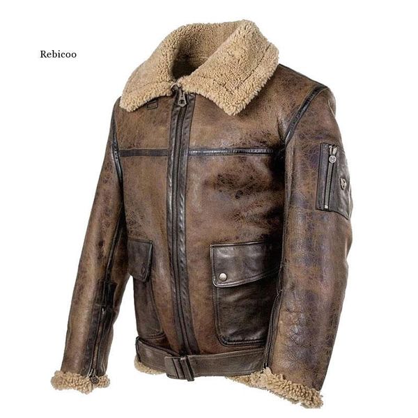 men's jackets fashion men motorcycle pu coat autumn winter leather jacket fake fur collar zipper outerwear male clothing, Black;brown
men's jackets fashion men motorcycle pu coat autumn winter leather jacket fake fur collar zipper outerwear male clothing, Black;brown