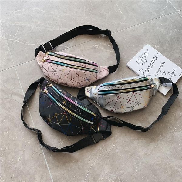 waist bags fashion sports pu fabric pillow bag mosaic pattern personality laser adjustable shoulder strap pockets
waist bags fashion sports pu fabric pillow bag mosaic pattern personality laser adjustable shoulder strap pockets