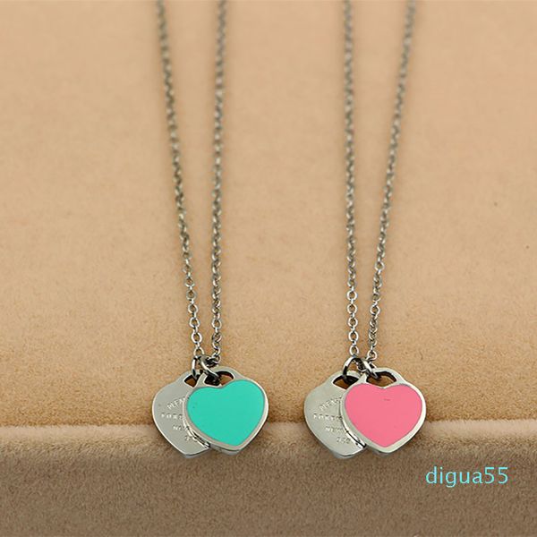 fashion gold titanium peach heart necklace pendant stainless steel heart love shaped necklace short female jewelry, Silver
fashion gold titanium peach heart necklace pendant stainless steel heart love shaped necklace short female jewelry, Silver