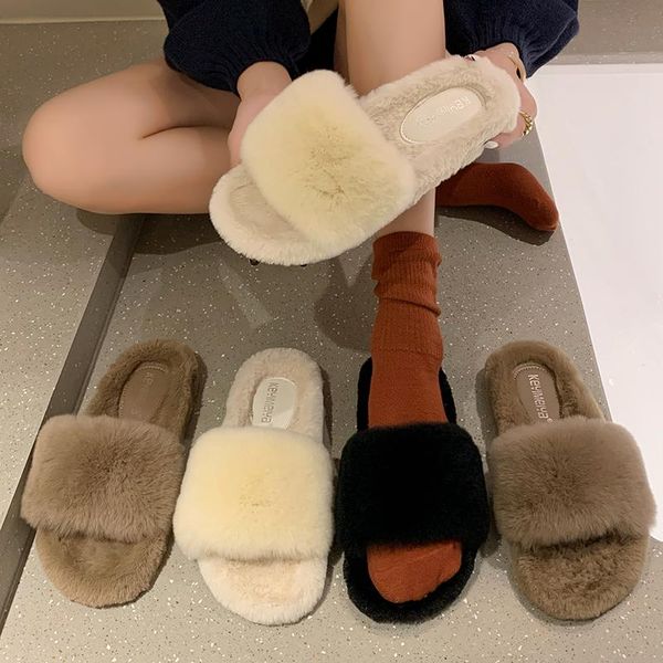 slippers female shoes womens outdoor loafers fur flip flops luxury slides flock 2021 plush designer flat soft rome fabric rubber, Black
slippers female shoes womens outdoor loafers fur flip flops luxury slides flock 2021 plush designer flat soft rome fabric rubber, Black