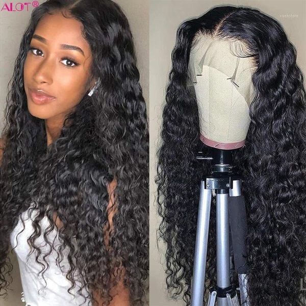 water wave lace wig pre plucked human hair front wigs remy brazilian 13x1 part 150% glueless1, Black;brown
water wave lace wig pre plucked human hair front wigs remy brazilian 13x1 part 150% glueless1, Black;brown