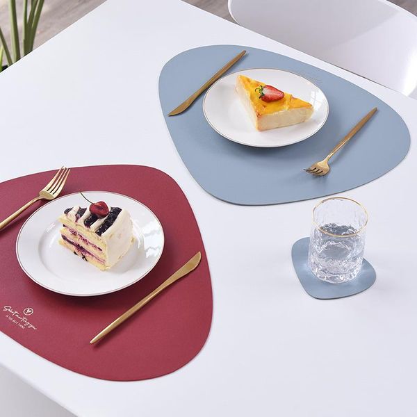 mats & pads nordic heat pad creative triangle western placemat leather pu waterproof and oilproof table mat
mats & pads nordic heat pad creative triangle western placemat leather pu waterproof and oilproof table mat
