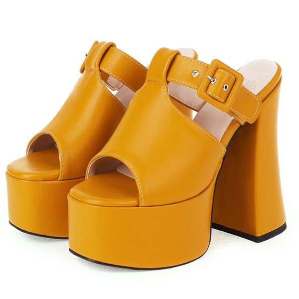 slippers women platform 2021 buckle summer shoes for yellow black party fetish ladies block heels mules
slippers women platform 2021 buckle summer shoes for yellow black party fetish ladies block heels mules