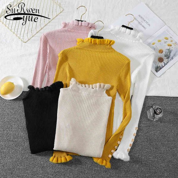 casual ladies knitted sweater women elegant pullovers solid color turtleneck slim winter chic lace pullover sweater 7334 50 210521, White;black
casual ladies knitted sweater women elegant pullovers solid color turtleneck slim winter chic lace pullover sweater 7334 50 210521, White;black