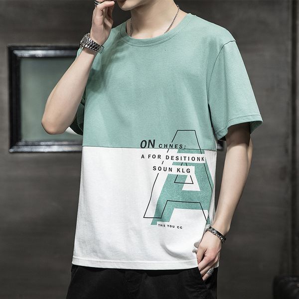 men's t shirts short t-shirt 2021 summer loose cotton half sleeve upper garment base coat fashion, White;black
men's t shirts short t-shirt 2021 summer loose cotton half sleeve upper garment base coat fashion, White;black