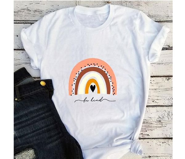 women's t-shirt love rainbow 2021 girls summer short sleeve women graphic t shirts white casual round neck
women's t-shirt love rainbow 2021 girls summer short sleeve women graphic t shirts white casual round neck