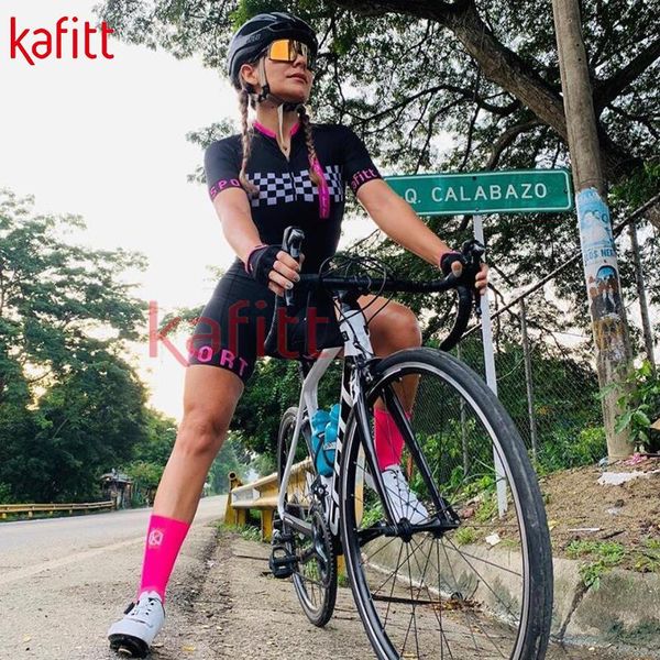 racing sets kafeet women's professional triathlon cycling suit set short sleeve maillot ropa ciclismo jumpsuit, Black;blue
racing sets kafeet women's professional triathlon cycling suit set short sleeve maillot ropa ciclismo jumpsuit, Black;blue