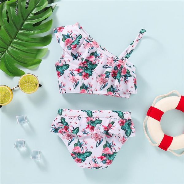 girl's swimsuit two piece set children's ruffled flamingo printed shoulder straps elastic waist shorts swimwear for kids one-piec, Black
girl's swimsuit two piece set children's ruffled flamingo printed shoulder straps elastic waist shorts swimwear for kids one-piec, Black