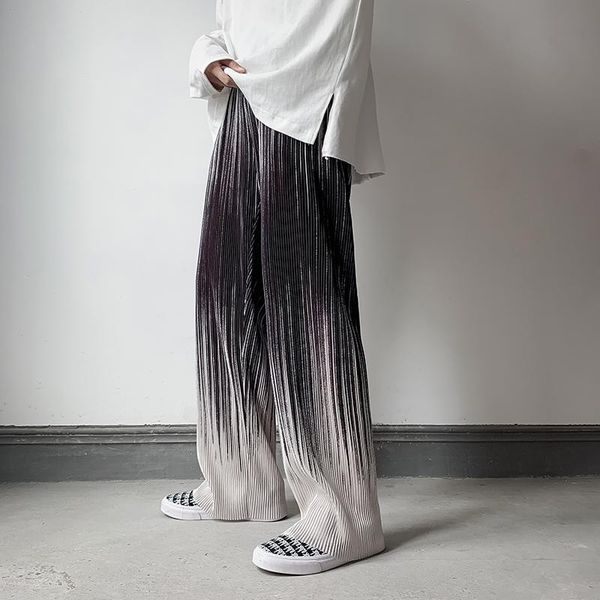 men's pants tie-dyed high-waisted wide-leg pant for men 2021 summer thin all-match drape mopping trousers casual loose straight jogger, Black
men's pants tie-dyed high-waisted wide-leg pant for men 2021 summer thin all-match drape mopping trousers casual loose straight jogger, Black