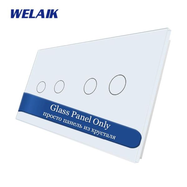 smart home control welaik-1 brand eu 2frame 2gang+2gang crystal glass panel only not touch switch a2922w1
smart home control welaik-1 brand eu 2frame 2gang+2gang crystal glass panel only not touch switch a2922w1