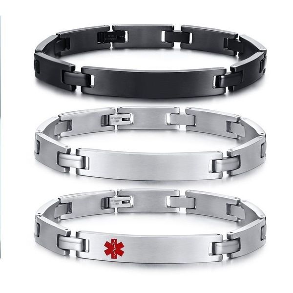 link, chain stainless steel personalized men's bracelet in black silver colors custom text for boyfriend husband gifts
link, chain stainless steel personalized men's bracelet in black silver colors custom text for boyfriend husband gifts