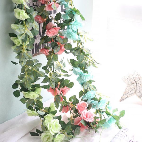 decorative flowers & wreaths 100cm artificial flower vines wedding decor rose fake rattan string garden hanging garland silk plant leaf
decorative flowers & wreaths 100cm artificial flower vines wedding decor rose fake rattan string garden hanging garland silk plant leaf