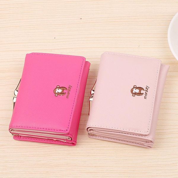 wallets wallet ladies brief paragraph, japan and south korea buckles fashion simple mini students small purse, Red;black
wallets wallet ladies brief paragraph, japan and south korea buckles fashion simple mini students small purse, Red;black
