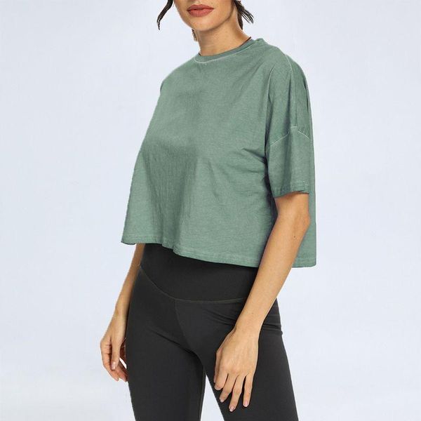 yoga outfit women t-shirts 2021 european american fitness clothing sweat-wicking running loose cover meat short-sleeved sports top
yoga outfit women t-shirts 2021 european american fitness clothing sweat-wicking running loose cover meat short-sleeved sports top