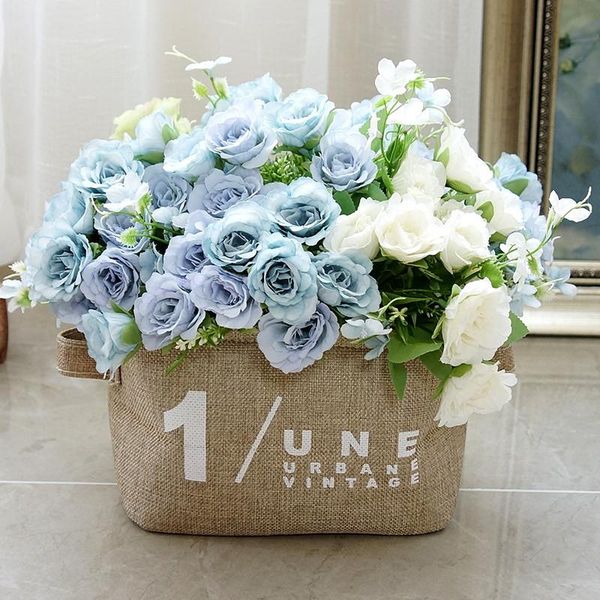 decorative flowers & wreaths 5-stem peony small roses artificial flower ornamental home decoration
decorative flowers & wreaths 5-stem peony small roses artificial flower ornamental home decoration