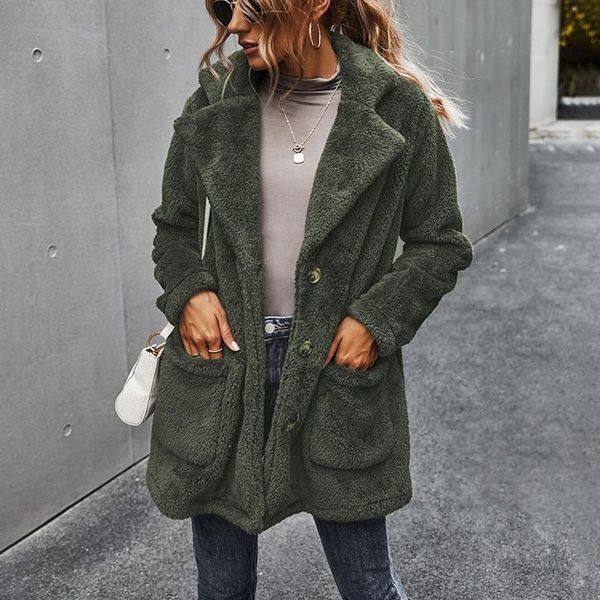women's fur & faux mujer chaqueta coat fleece cardigan female autumn winter women overcoat plush jacket, Black
women's fur & faux mujer chaqueta coat fleece cardigan female autumn winter women overcoat plush jacket, Black