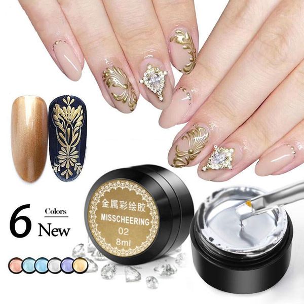 8ml metal gel nail polish japanese nails art manicure uv led armor oil glue gold and silver mirror edge hook line primer varnish1, Red;pink
8ml metal gel nail polish japanese nails art manicure uv led armor oil glue gold and silver mirror edge hook line primer varnish1, Red;pink