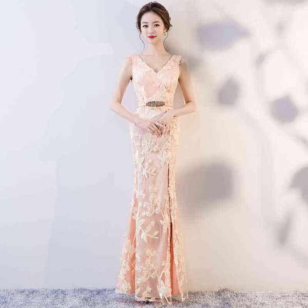luxury prom dresses evening 2021 fashion banquet slim fitting fishtail elegant long host split, Black
luxury prom dresses evening 2021 fashion banquet slim fitting fishtail elegant long host split, Black
