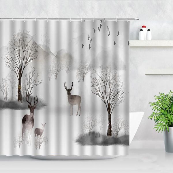 shower curtains landscape curtain set forest elk birds nordic style modern home wall background decor waterproof fabric bathroom
shower curtains landscape curtain set forest elk birds nordic style modern home wall background decor waterproof fabric bathroom