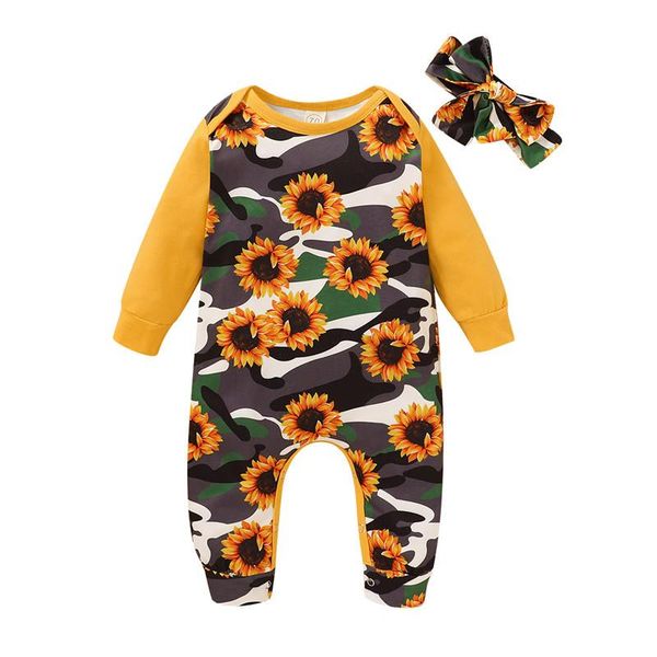jumpsuits breathable infant long sleeve jumpsuit summer autumn baby boys girls sunflower camouflage print romper + bow headwear set 0-24m, Blue
jumpsuits breathable infant long sleeve jumpsuit summer autumn baby boys girls sunflower camouflage print romper + bow headwear set 0-24m, Blue