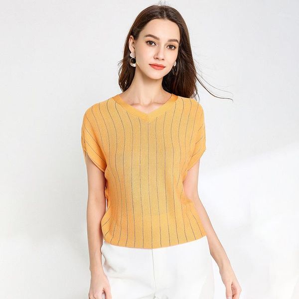 women's sweaters knitwear 2021 summer thin tencel short-sleeved european and american high-quality commuter bat generation 1970, White;black
women's sweaters knitwear 2021 summer thin tencel short-sleeved european and american high-quality commuter bat generation 1970, White;black