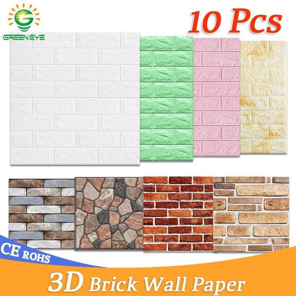 wallpapers 10pcs 3d wall paper diy brick stone pattern self-adhesive waterproof sticker kitchen backsplash bathroom tile stickers
wallpapers 10pcs 3d wall paper diy brick stone pattern self-adhesive waterproof sticker kitchen backsplash bathroom tile stickers