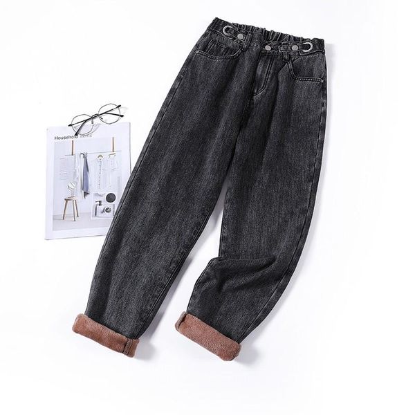 women's jeans autumn winter harem mom high waist plus size loose vintage cotton velvet thicken pantalones mezclilla mujer, Blue
women's jeans autumn winter harem mom high waist plus size loose vintage cotton velvet thicken pantalones mezclilla mujer, Blue
