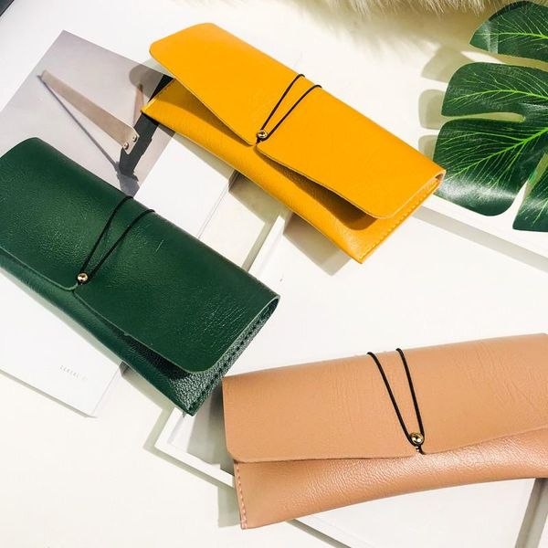 leather sunglasses storage bag multi-color glasses soft portable waterproof case for outdoor travel bags
leather sunglasses storage bag multi-color glasses soft portable waterproof case for outdoor travel bags