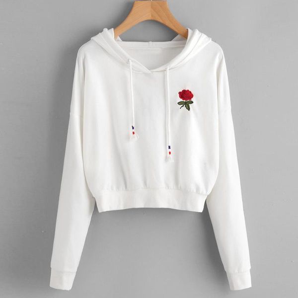 women's hoodies & sweatshirts harry styles hoodie rose print solid short hooded women embroidered sweatshirt jumper crop casual pullove, Black
women's hoodies & sweatshirts harry styles hoodie rose print solid short hooded women embroidered sweatshirt jumper crop casual pullove, Black