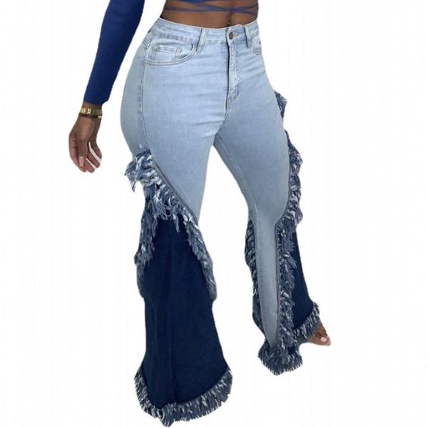 fashion splice jeans women skinny with tassel flare denim pants 2021 spring autumn street style hip hop female trouser women's, Blue
fashion splice jeans women skinny with tassel flare denim pants 2021 spring autumn street style hip hop female trouser women's, Blue