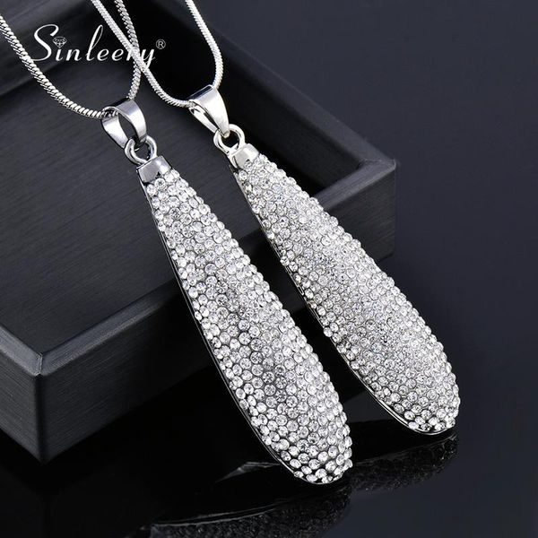 pendant necklaces sinleery luxury full crystal teardrop long necklace with black silver color snake chain women fashion jewelry my317 ssk
pendant necklaces sinleery luxury full crystal teardrop long necklace with black silver color snake chain women fashion jewelry my317 ssk
