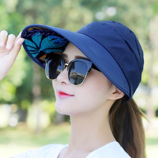 fashion solid color and flower embroidery polyester sun hats women summer outdoor cycling travel big brim sunscreen visor cap wide, Blue;gray
fashion solid color and flower embroidery polyester sun hats women summer outdoor cycling travel big brim sunscreen visor cap wide, Blue;gray