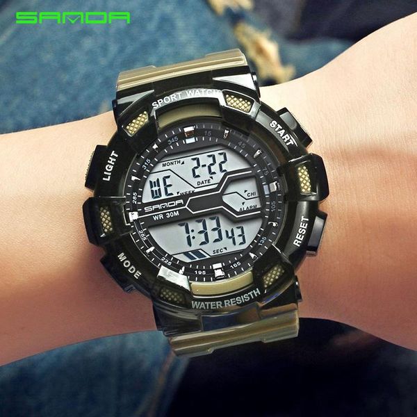 wristwatches sanda 378 brand mens sports watches outdoor camping army watch for men alarm chronograph digital clock waterproof erkek kol saa, Slivery;brown
wristwatches sanda 378 brand mens sports watches outdoor camping army watch for men alarm chronograph digital clock waterproof erkek kol saa, Slivery;brown