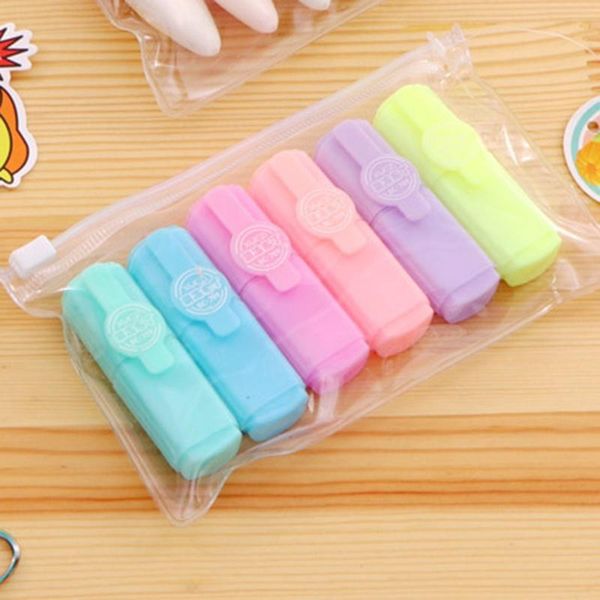highlighters 6pcs mini colorful candy color promotional art markers fluorescent pen gift stationery for adults kids high quality, Black;red
highlighters 6pcs mini colorful candy color promotional art markers fluorescent pen gift stationery for adults kids high quality, Black;red