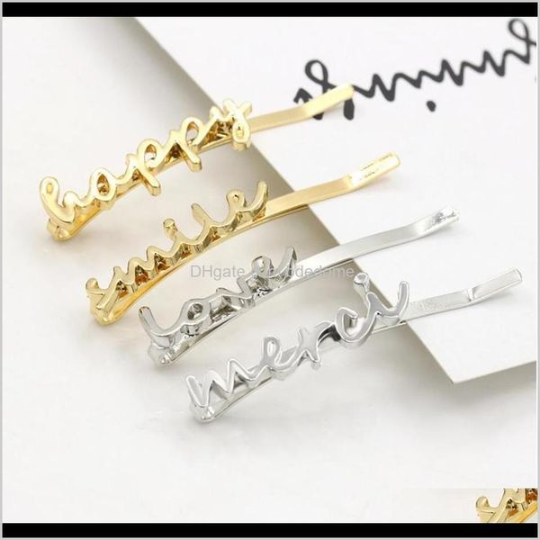 clips & barrettes jewelry drop delivery 2021 letter happy smile love merci 1 shape with gold and sier plated for women fashion hair clip gif, Golden;silver
clips & barrettes jewelry drop delivery 2021 letter happy smile love merci 1 shape with gold and sier plated for women fashion hair clip gif, Golden;silver