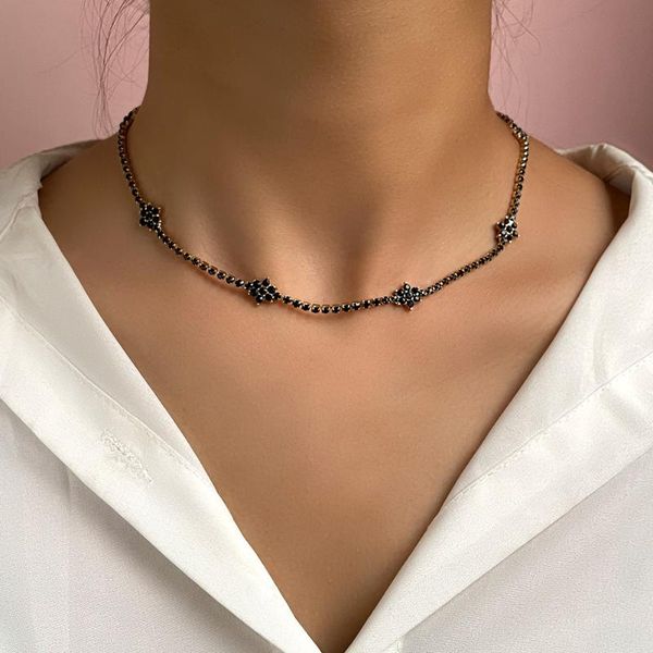 chains fashion colorful shiny crystal flower tennis chain necklace for women simple full rhinestones choker necklaces 2021 jewelry gift, Silver
chains fashion colorful shiny crystal flower tennis chain necklace for women simple full rhinestones choker necklaces 2021 jewelry gift, Silver
