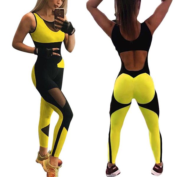 yoga outfit 2021 female sport fitness jumpsuit mesh stitching round neck sleeveless skinny playsuit sportswear for summer fall
yoga outfit 2021 female sport fitness jumpsuit mesh stitching round neck sleeveless skinny playsuit sportswear for summer fall