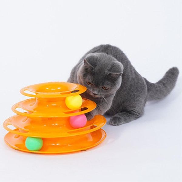 cat toys ball training amusement plate three levels pet toy tower tracks disc intelligence triple pay track
cat toys ball training amusement plate three levels pet toy tower tracks disc intelligence triple pay track