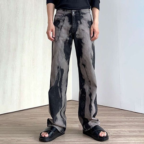 tie-dye korean heavy ambacht jeans fingerprint personality wash broek spring new men instagram, Blue
tie-dye korean heavy ambacht jeans fingerprint personality wash broek spring new men instagram, Blue
