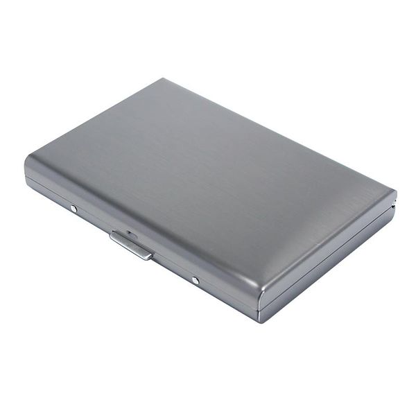 card holders business id stainless steel case protective holder storage portable anti theft 6 slots travel wallet gift slim, Brown;gray
card holders business id stainless steel case protective holder storage portable anti theft 6 slots travel wallet gift slim, Brown;gray