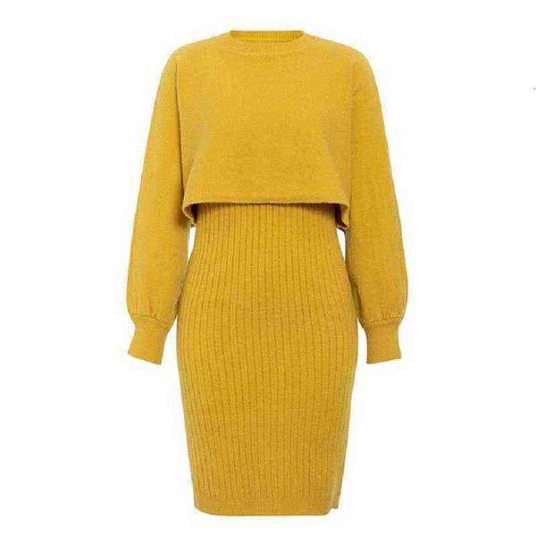 knitted drs two piece set autumn and winter 2021 fashion solid color pullover for women, Black;gray
knitted drs two piece set autumn and winter 2021 fashion solid color pullover for women, Black;gray