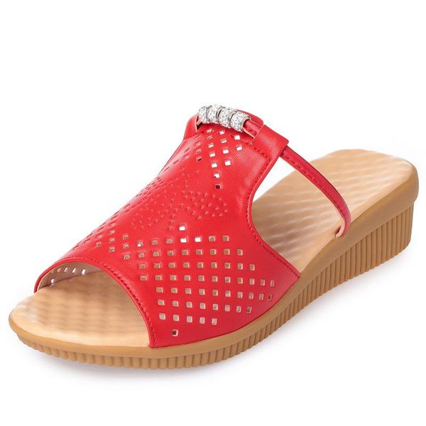 dress shoes 2021 hollow cowhide rhinestone summer women sandals flat wedges casual non-slip soft bottom plus size, Black
dress shoes 2021 hollow cowhide rhinestone summer women sandals flat wedges casual non-slip soft bottom plus size, Black